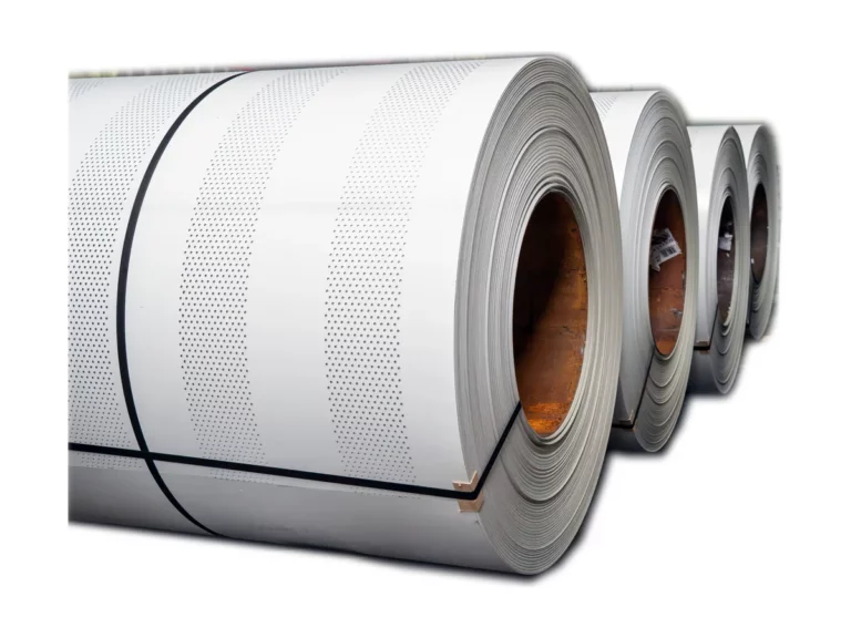 Perforated sheet coils