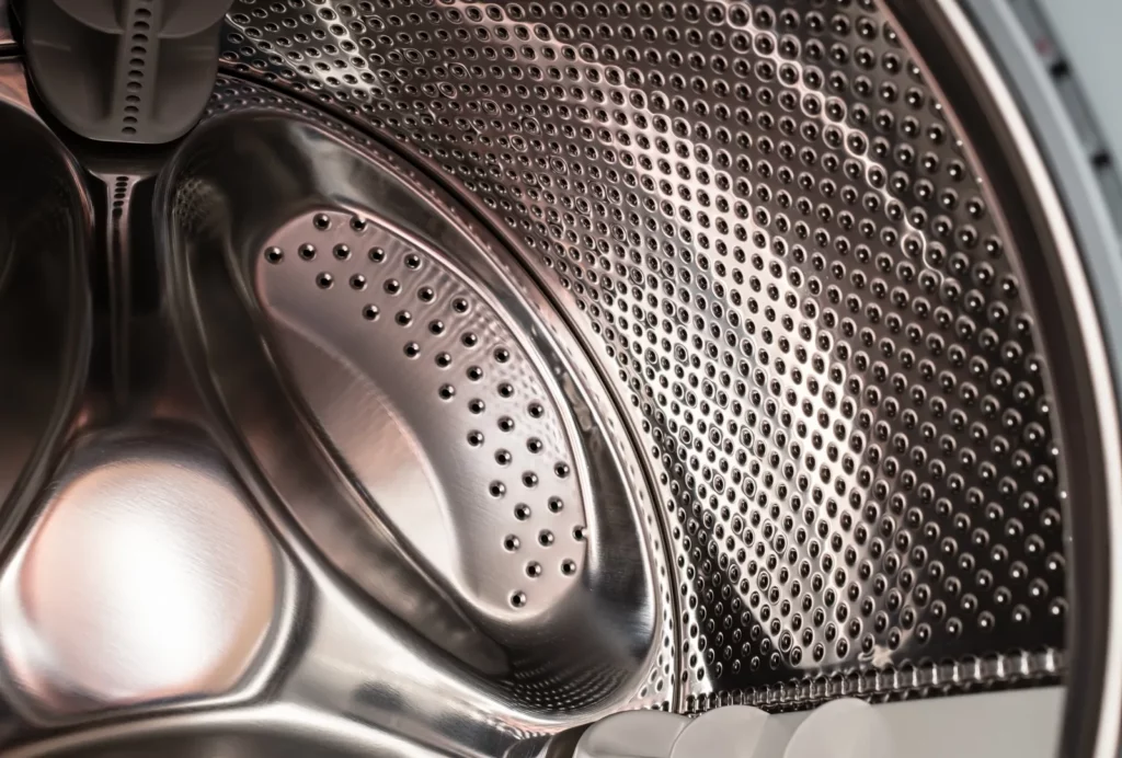 Tambour en acier inoxydable perforé