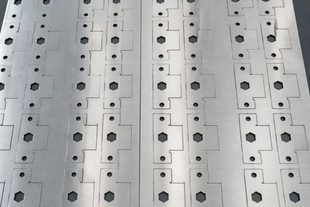 Série de pièces techniques découpées au laser